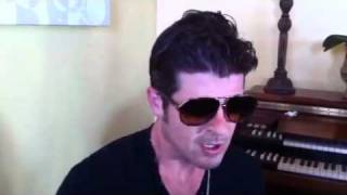 Robin Thicke Previews New Song quotPretty Little Heartquot [upl. by Iralav]