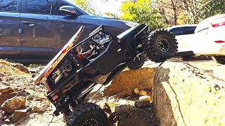 110 Scale RC Car Gmade GS02F SPIDER Jeep Rock Crawling 2 [upl. by Schreiber]