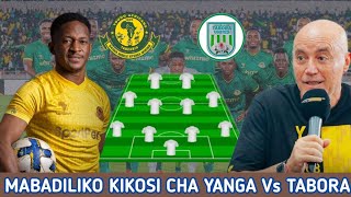 Kocha GAMONDI Ametangaza Mabadiliko Kikosi Cha Yanga Leo Dhidi Ya Tabora Yanga SC Vs Tabora United [upl. by Ydnas516]