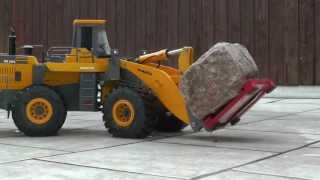 WHEEL LOADER l RC KOMATSU WA 6006 l heavy block transport [upl. by Frederica514]