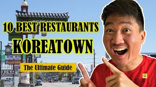 10 Best Restaurants in Koreatown LA  Top Places to Eat in Los Angeles [upl. by Aneema]