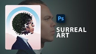 How to create Surreal Art in Adobe Photoshop beginners [upl. by Akimal]