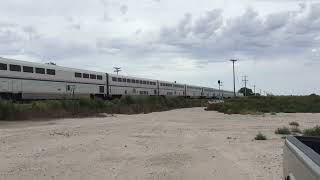 Amtrak California Zephyr going through Bartley Nebraska on September 21 2024 [upl. by Machos]