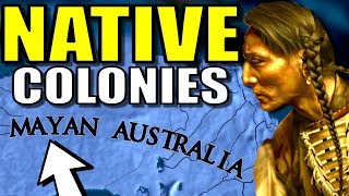 Native American Colonization  Europa Universalis 4 EU4 [upl. by Rennoc743]