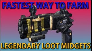 Fastest Way To Farm The Legendary Loot Midgets  With a Legendary Drop  Borderlands 2 UVHM 720p [upl. by Yelwar]