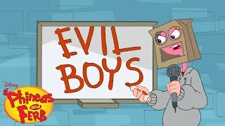 EVIL Boys 🎶  Phineas and Ferb  Disney XD [upl. by Rodie]