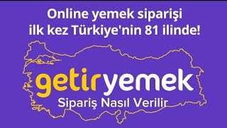 Getir Yemek Siparişi Nasıl Verilir  Getir Yemek Kart Ekleme [upl. by Otreblide]