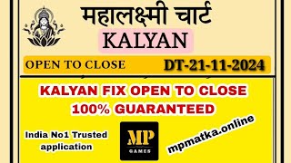 21112024 Kalyan Free Otc Kalyan Chart Kalyan today fix trick Kalyan Open to Close Kalyan fix jodi [upl. by Frankel]