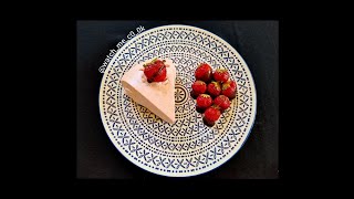 Nobake Strawberry Cheesecake  Recipe 🍓🍰 [upl. by Ricardo]