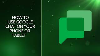 How to Use Google Chat Mobile App [upl. by Ayhtnic]