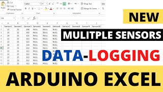 Arduino Excel DATA LOGGER Multiple Sensors 2022 [upl. by Mervin]