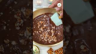 BEST EVER CHIKKI BROWNIE RECIPE AT HOME shorts [upl. by Smoot652]