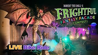 Key West Frightful Facade Contest  Bike Ride LIVE [upl. by Frost872]