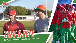 quotHUGE WINquot  MatchWinners Trevaskis amp Handscomb Reflect On Glamorgan WIN 💥 [upl. by Eceinahs26]