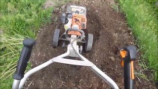 Stihl MM55 Rototiller  For Sale [upl. by Dnalevets]