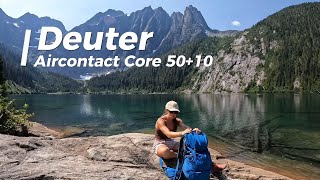 Deuter Aircontact Core 50  10 L Backpack Review [upl. by Fidellia393]