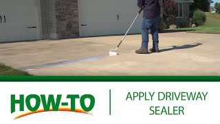 How To Apply Driveway Sealer  Menards [upl. by Dewhurst]