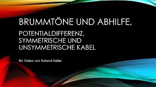 Brummtöne und die Abhilfemaßnahmen [upl. by Ventura]