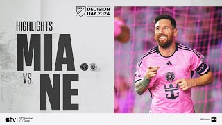 Inter Miami CF vs New England Revolution  Messi Makes History  Full Match Highlights [upl. by Wolk]