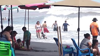 Panorama en playa El Majahual [upl. by Zenitram]