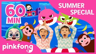 Baby Shark Dance and more  Summer Songs Special  Compilation  Pinkfong Songs for Children [upl. by Ailicec406]