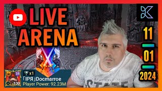 Raid Shadow Legends  Live Arena TOP 1 IPR DocMarroe  Who got Vulkanos [upl. by Dloreh]