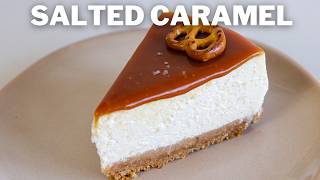 Salted Caramel Cheesecake Recipe [upl. by Murphy336]