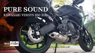 Kawasaki Versys 650 2024  Pure Sound 💥 [upl. by Gnil517]