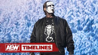 The ICON Sting in AEW  AEW Timelines [upl. by Noxid]