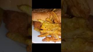 Chicken fillet🍔  Easy Recipe  Homemadeyoutubeshorts youtubeviral crispychickenburger homemade [upl. by Ocnarfnaig]