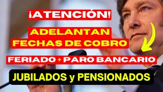 🛑 ATENCIÓN❗ CAMBIOS en las FECHAS de COBRO de OCTUBRE  BONO 👉 Para JUBILADOS y PENSIONADOS de ANSES [upl. by Adnamaa]