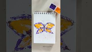 Leaf Painting🍃artshortsyoutubeshortsytshortsytviralpaintinggouacheleafpaintingtrendingyt [upl. by Aivilo]