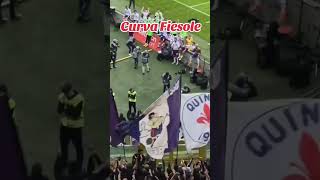 La fiorentina sotto il settore ospiti 💜 [upl. by Zima603]