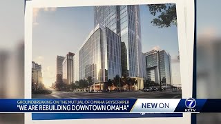 Mutual of Omaha breaks ground on Omahas future tallest building [upl. by Azilef]