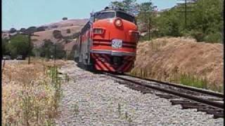 Western Pacific F7 918D in Niles Canyon [upl. by Hcurob357]