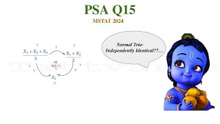 MSTAT 2024 PSA  Q15  IID  Standard Multivariate Normal Distributions [upl. by Grantland]