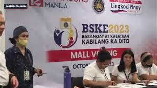 Toss coin breaks tie between 2 candidates for 2023 barangay election in Manila [upl. by Chancelor]