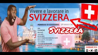 Permesso di soggiornoposso vivere lavorare o studiare in Svizzera Kurzaufenthaltsbewilligung EG [upl. by Iznyl565]