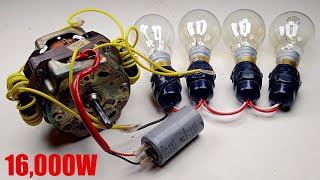 Powerful Permanent Magnet 220v Build Unlimited Energy 16000w Generator idea [upl. by Miof Mela472]