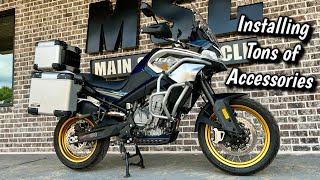 Decking Out a CFMOTO IBEX 800 Motorcycle wa Bunch of Accessories [upl. by Most527]