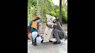 Oogie Boogie meets Jack and Sally disney dlp disneyland halloween nightmarebeforechristmas [upl. by Lawton690]