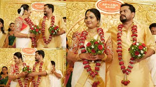 Apsara Ratnakaran Marriage  Swanthanam Serial Actress Apsara Ratnakaran Wedding Video [upl. by Atnoek]