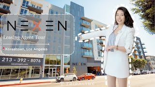 The Nexen Apartments Leasing Agent Tour  Los Angeles Koreatown  Tripalink [upl. by Marjory]