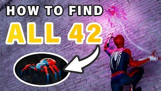 All 42 Spider Bot Locations  Funky Wireless Protocols Trophy ► Spider Man 2 [upl. by Pallaten]