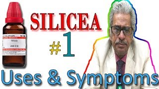 Homeopathy Medicine SILICEA Part 1 in Hindi  Uses amp Symptoms by Dr P S Tiwari [upl. by Lana]