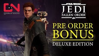 Star Wars Jedi Fallen Order  PreOrder Bonus  Deluxe Edition Content [upl. by Dorthea]