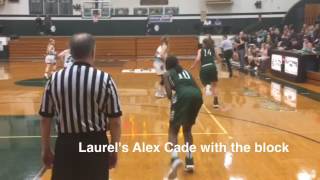 Four moments from the Laurel at Elyria Catholic girls basketball game [upl. by Yasu]