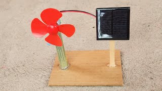 Cómo Hacer Un Ventilador Solar Casero  Proyecto Escolar [upl. by Eiaj]