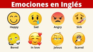 Lista de Emociones y Sentimientos en inglés [upl. by Ynnad]