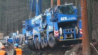 PODÍVEJTE SE JAK PROBÍHALO VYPROŠŤOVÁNÍ VELKÉHO JEŘÁBU  CRANE CRASH FAIL [upl. by Aerb]